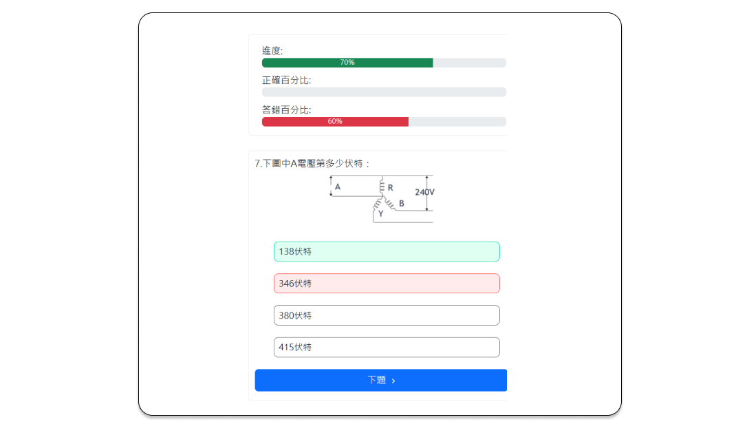 電工A牌考試選擇題